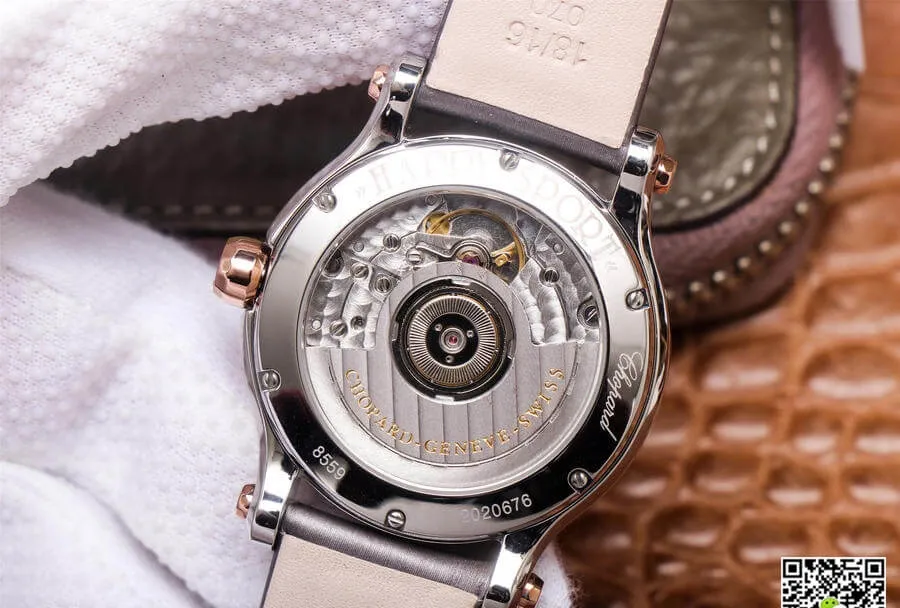 Chopard Happy Sport 278559-3003 YF Factory 1:1 Best Edition Replica Watch Diamond Bezel