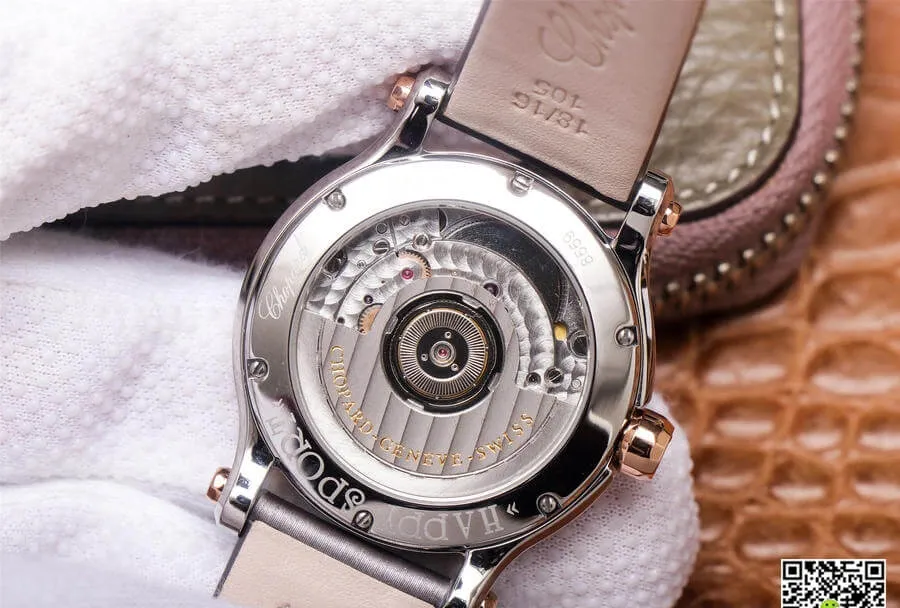 Chopard Happy Sport 278559-3003 YF Factory 1:1 Best Edition Replica Watch Diamond Bezel