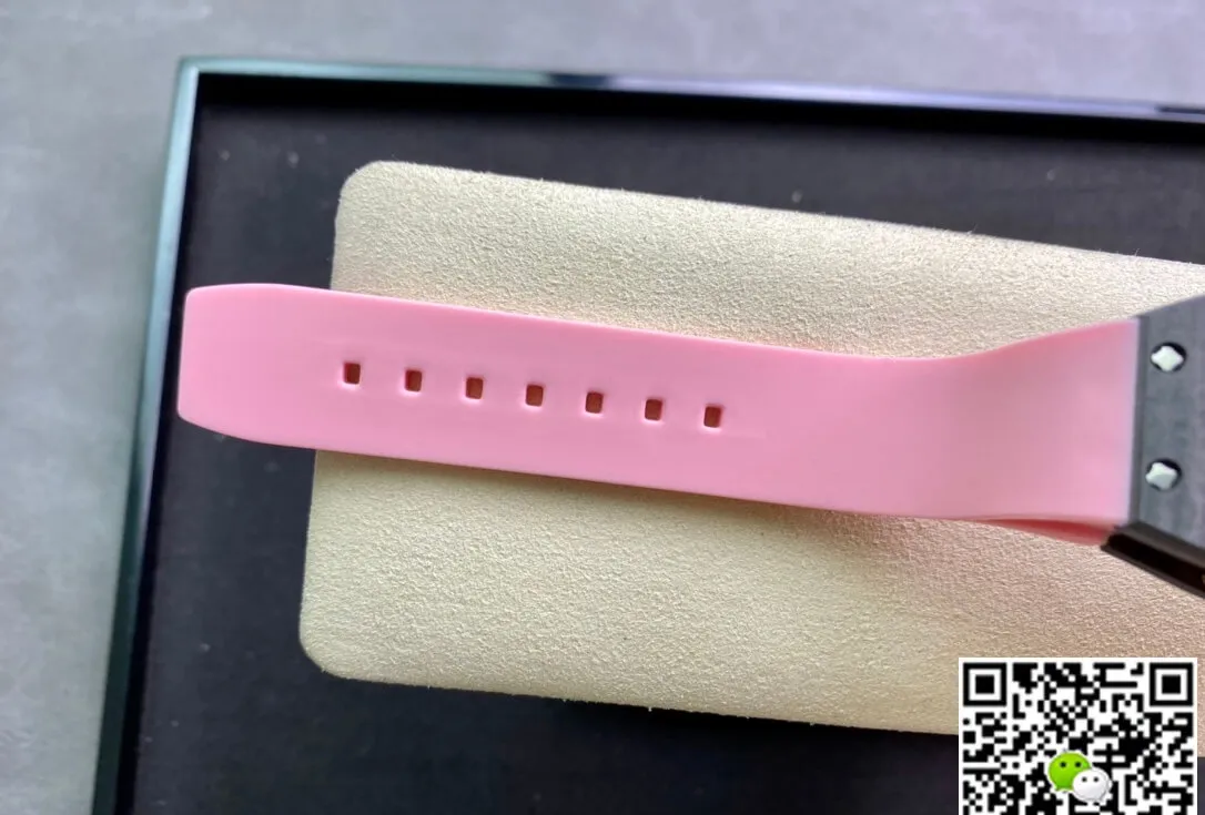 Richard Mille RM-07 Bon Bon RM Factory 1:1 Best Edition Replica Watch Pink Rubber Strap