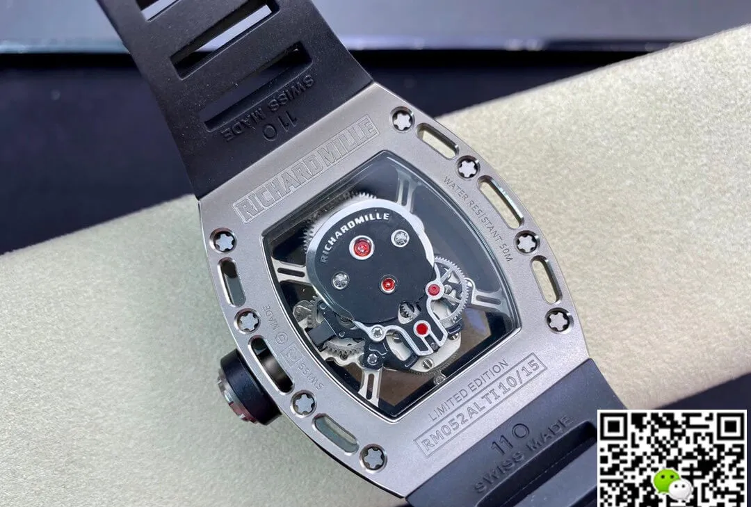 Richard Mille RM052 Tourbillon EUR Factory 1:1 Best Edition Replica Watch Skeleton Dial