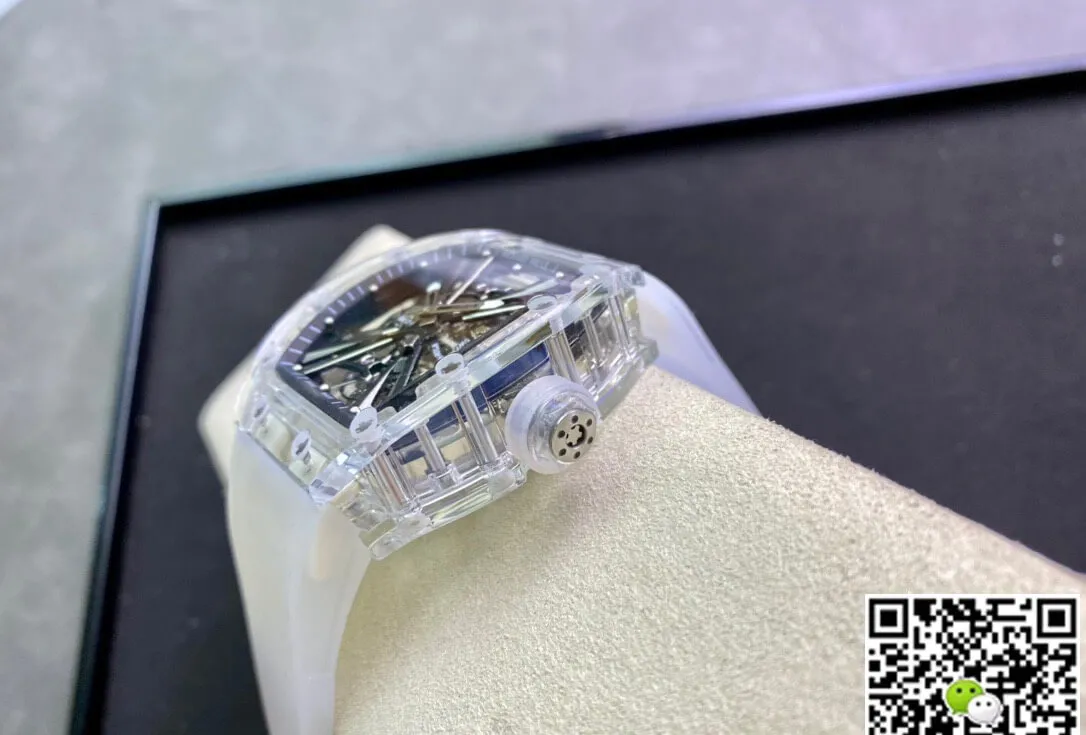 Richard Mille RM12-01 RM Factory 1:1 Best Edition Replica Watch Transparent White Strap