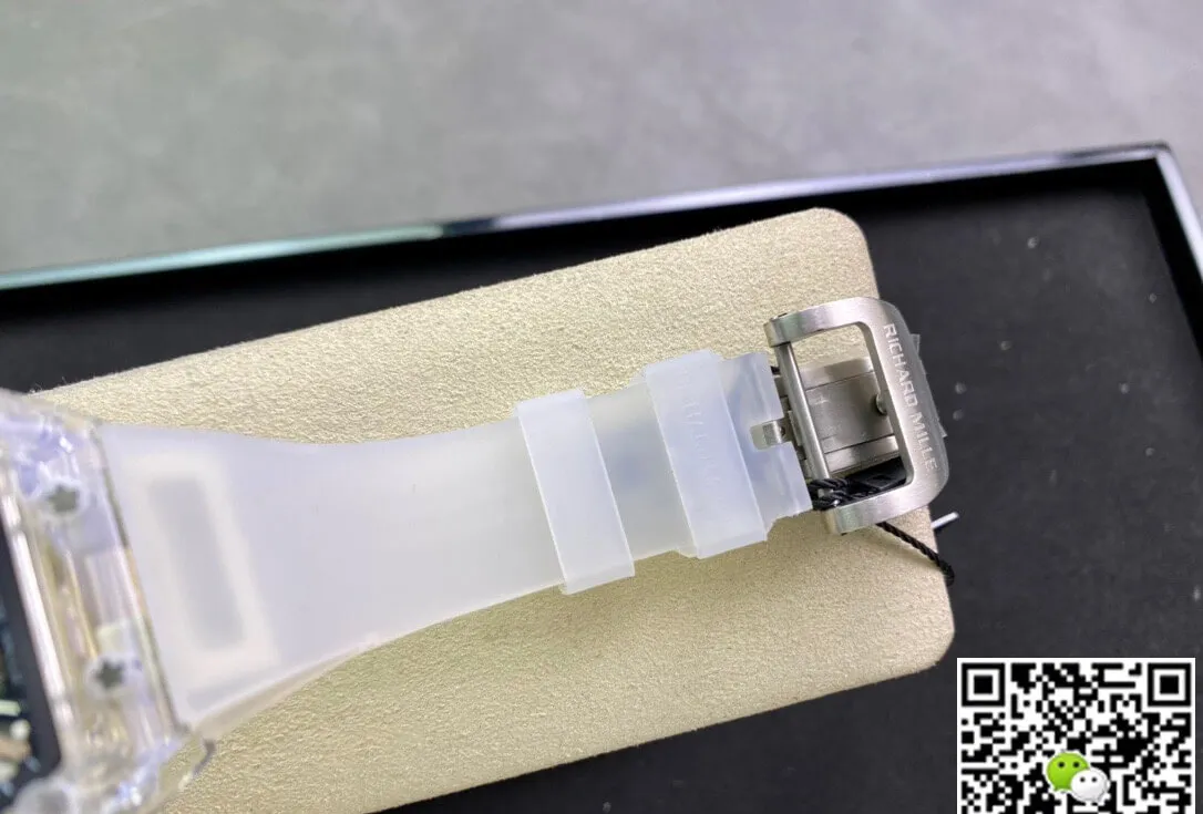 Richard Mille RM12-01 RM Factory 1:1 Best Edition Replica Watch Transparent White Strap