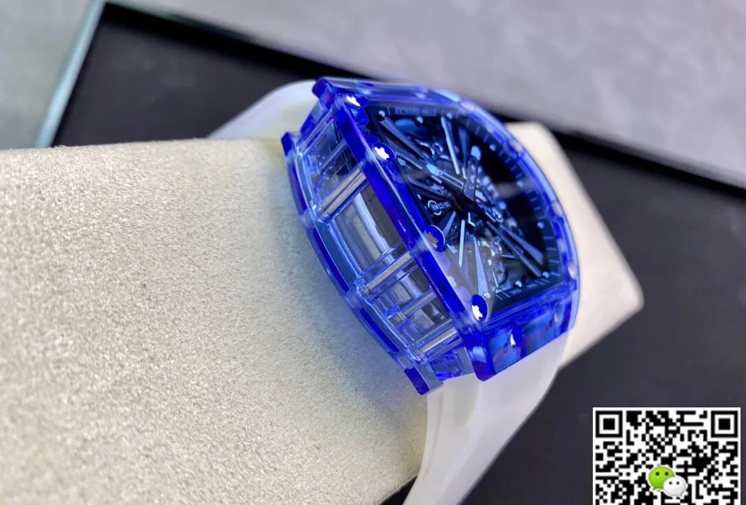 Richard Mille RM12-01 RM Factory 1:1 Best Edition Replica Watch White Transparent Strap