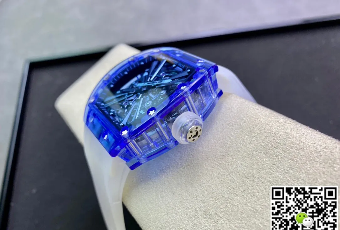 Richard Mille RM12-01 RM Factory 1:1 Best Edition Replica Watch White Transparent Strap