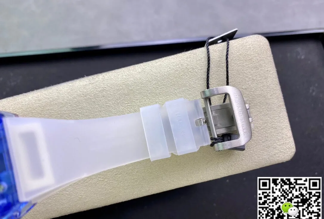 Richard Mille RM12-01 RM Factory 1:1 Best Edition Replica Watch White Transparent Strap