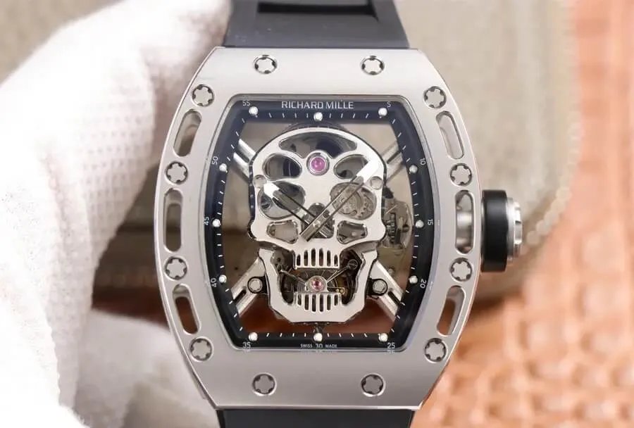 Richard Mille RM52-01 Tourbillon JB Factory 1:1 Best Edition Replica Watch Rubber Strap