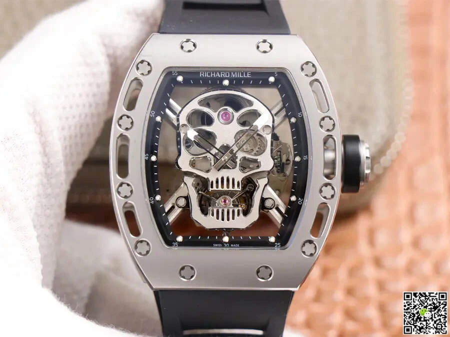 Richard Mille RM52-01 Tourbillon JB Factory 1:1 Best Edition Replica Watch Rubber Strap