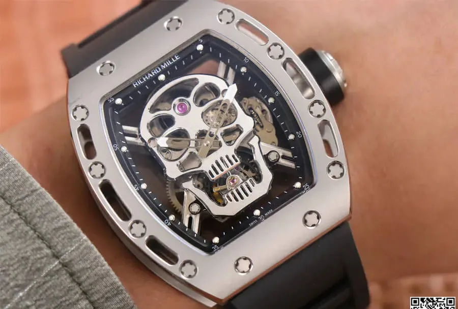 Richard Mille RM52-01 Tourbillon JB Factory 1:1 Best Edition Replica Watch Rubber Strap