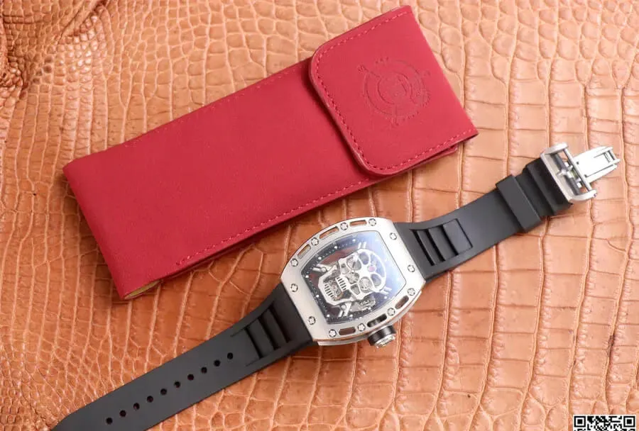 Richard Mille RM52-01 Tourbillon JB Factory 1:1 Best Edition Replica Watch Rubber Strap
