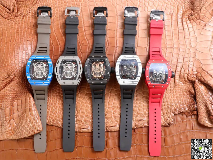 Richard Mille RM52-01 Tourbillon JB Factory 1:1 Best Edition Replica Watch Rubber Strap