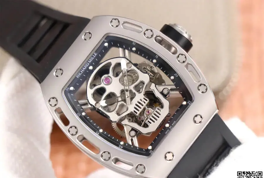 Richard Mille RM52-01 Tourbillon JB Factory 1:1 Best Edition Replica Watch Rubber Strap