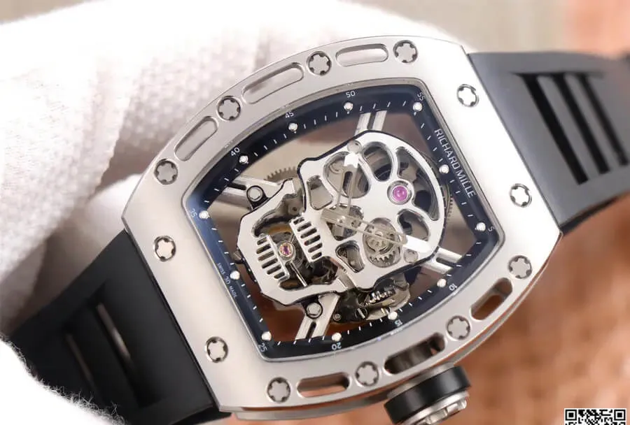Richard Mille RM52-01 Tourbillon JB Factory 1:1 Best Edition Replica Watch Rubber Strap