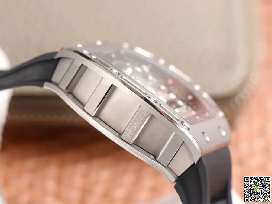 Richard Mille RM52-01 Tourbillon JB Factory 1:1 Best Edition Replica Watch Rubber Strap