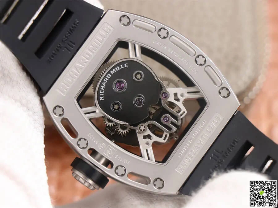 Richard Mille RM52-01 Tourbillon JB Factory 1:1 Best Edition Replica Watch Rubber Strap