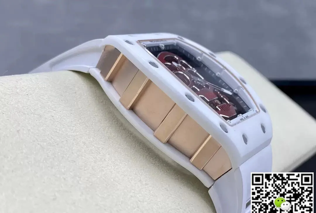 Richard Mille RM52-01 YS Factory 1:1 Best Edition Replica Watch Tourbillon Rubber Strap
