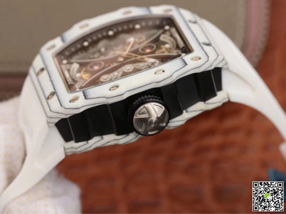 Richard Mille RM53-01 KV Factory 1:1 Best Edition Replica Watch White Carbon Fiber Case