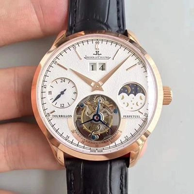 Jaeger-LeCoultre Master Grande Tradition Tourbillon 1:1 Best Edition Replica Watch Swiss Tourbillon Rose Gold