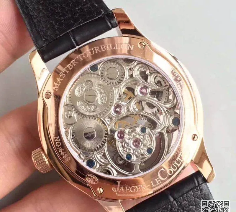 Jaeger-LeCoultre Master Grande Tradition Tourbillon 1:1 Best Edition Replica Watch Swiss Tourbillon Rose Gold