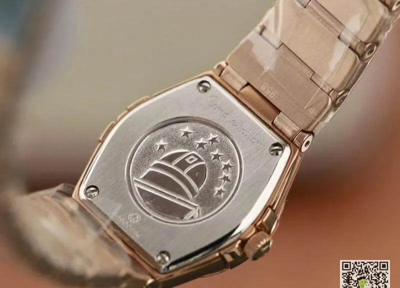 Omega Constellation 27mm Quartz Ladies 18K Rosegold TW Factory 1:1 Best Edition Replica Watch Swiss Eta Quartz 1376