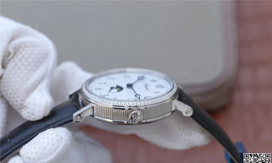 Breguet Classique Moonphase 9088BB 29 964 DD0D TW Factory 1:1 Best Edition Replica Watch Stainless Steel Bezel