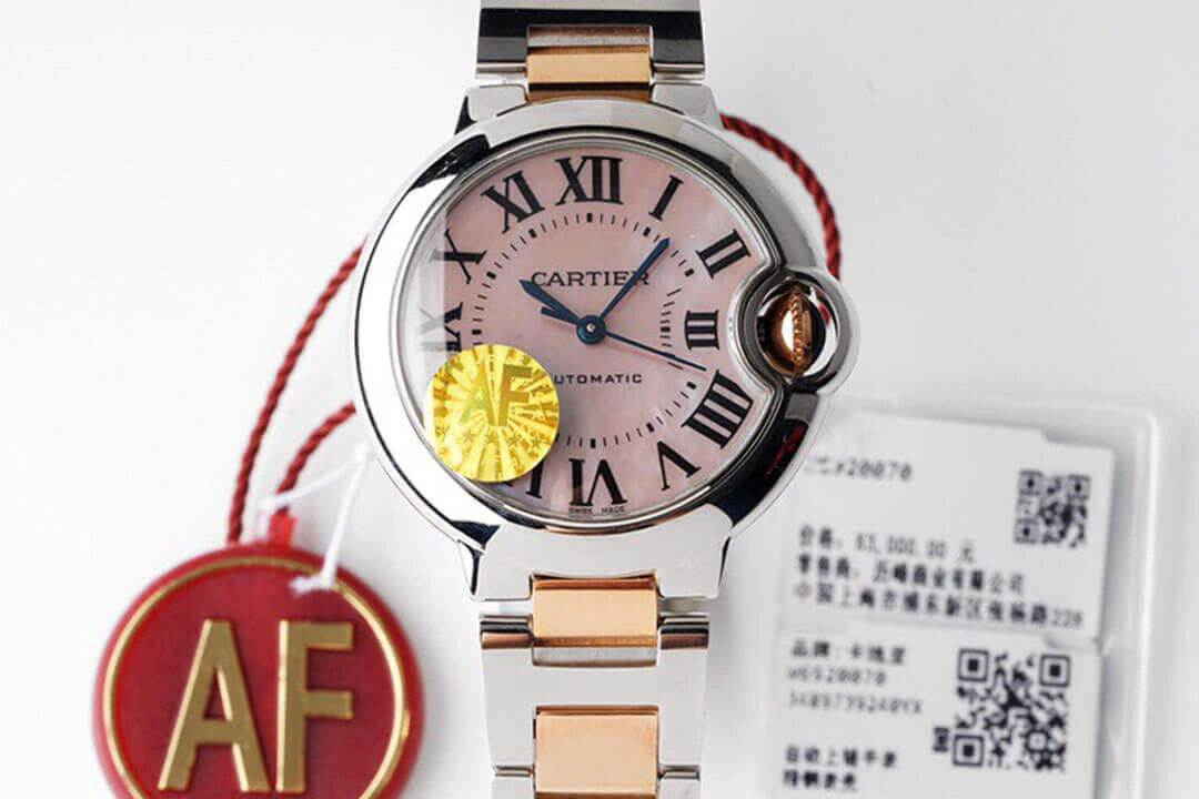 Ballon Bleu De Cartier 33MM W6920070 AF Factory 1:1 Best Edition Replica Watch Stainless Steel
