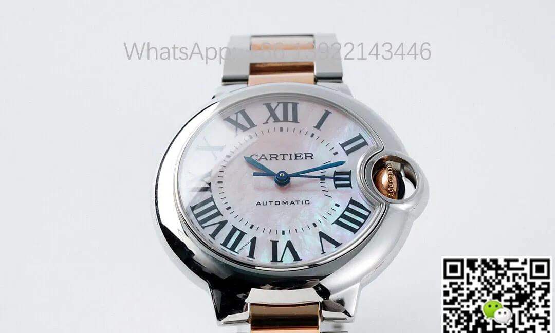 Ballon Bleu De Cartier 33MM W6920070 AF Factory 1:1 Best Edition Replica Watch Stainless Steel