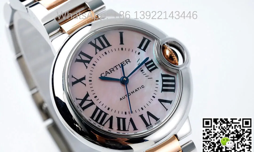 Ballon Bleu De Cartier 33MM W6920070 AF Factory 1:1 Best Edition Replica Watch Stainless Steel