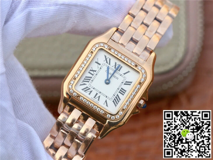 Panthere De Cartier WJPN0009 27MM 8848 Factory 1:1 Best Edition Replica Watch Diamond Bezel