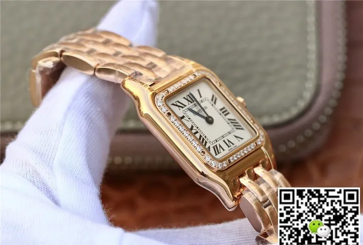 Panthere De Cartier WJPN0009 27MM 8848 Factory 1:1 Best Edition Replica Watch Diamond Bezel