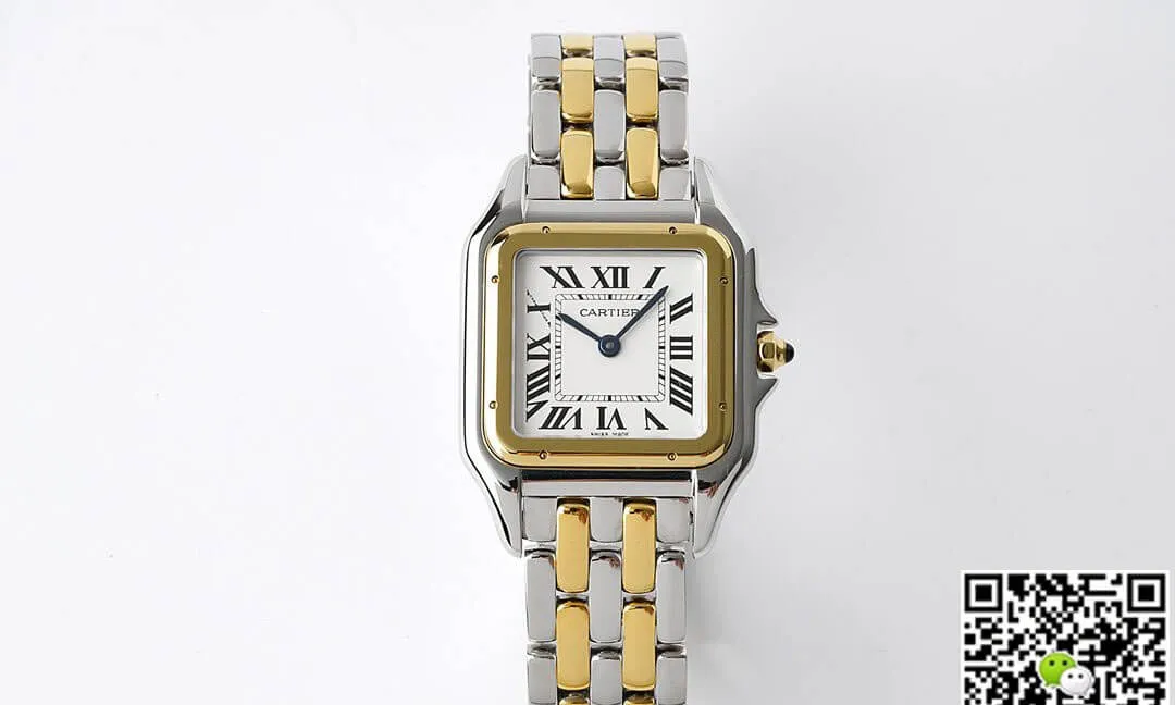 Panthere De Cartier W2PN0007 27MM BV Factory 1:1 Best Edition Replica Watch Silver Strap