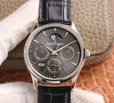 Jaeger-LeCoultre Master 130354J V9 Factory 1:1 Best Edition Replica Watch Gray Dial Swiss ETA868