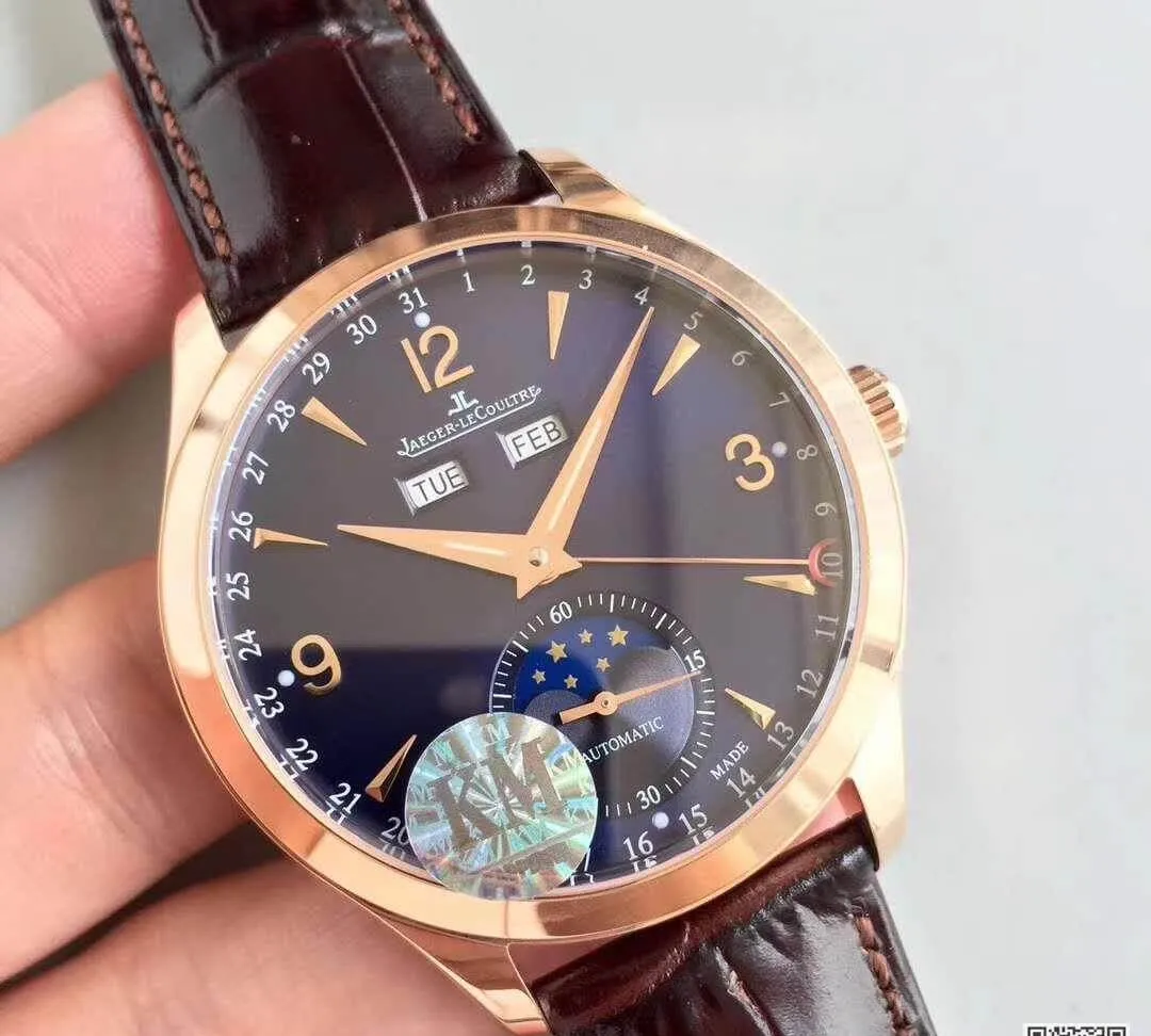 Jaeger-LeCoultre Master 1552520 KM Factory 1:1 Best Edition Replica Watch Swiss ETA866 Blue Dial