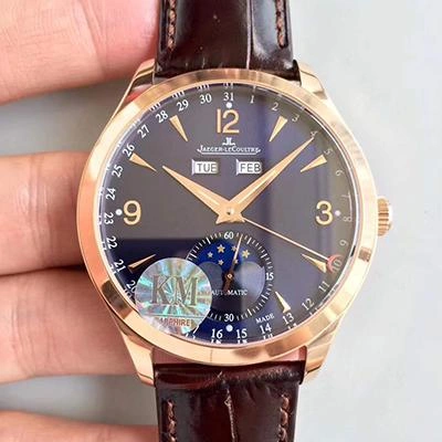 Jaeger-LeCoultre Master 1552520 KM Factory 1:1 Best Edition Replica Watch Swiss ETA866 Blue Dial