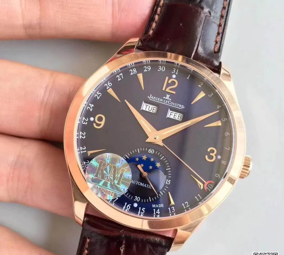 Jaeger-LeCoultre Master 1552520 KM Factory 1:1 Best Edition Replica Watch Swiss ETA866 Blue Dial