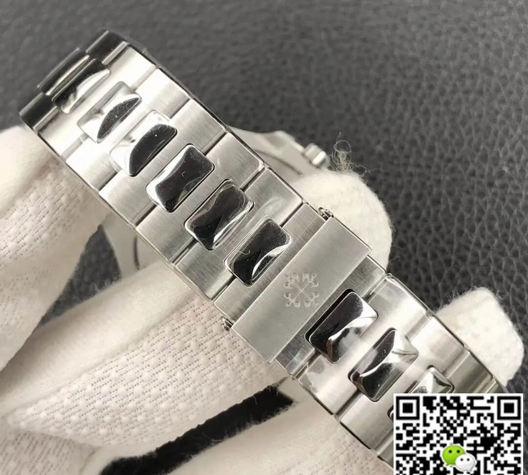 Patek Philippe Nautilus 5713 1G-010 3K Factory 1:1 Best Edition Replica Watch Diamond-Set Bezel