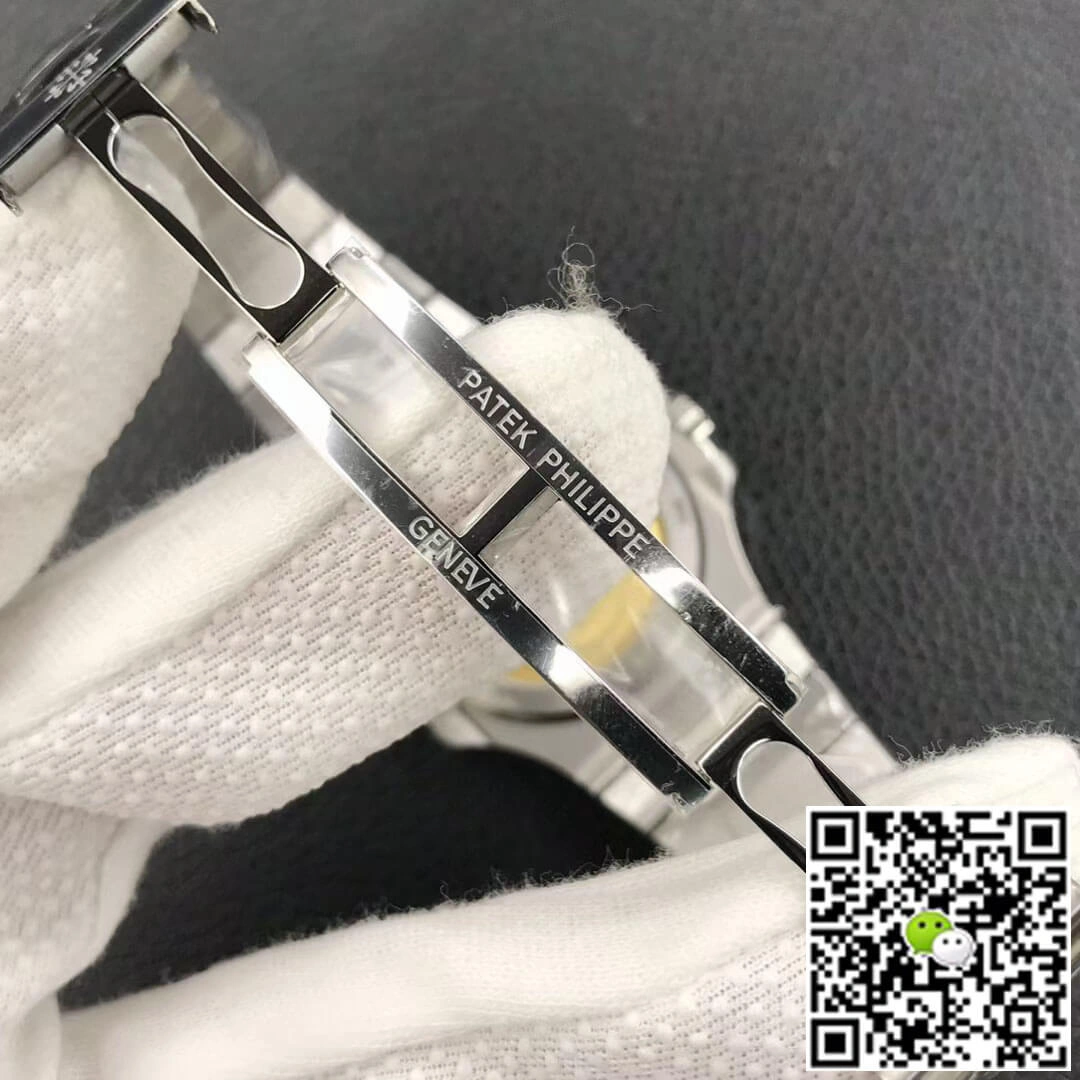 Patek Philippe Nautilus 5713 1G-010 3K Factory 1:1 Best Edition Replica Watch Diamond-Set Bezel