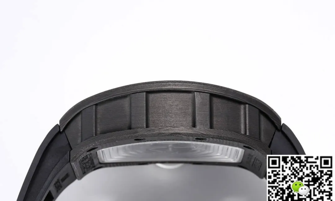 Richard Mille RM055 NTPT BBR Factory 1:1 Best Edition Replica Watch Skeleton Dial Black Strap