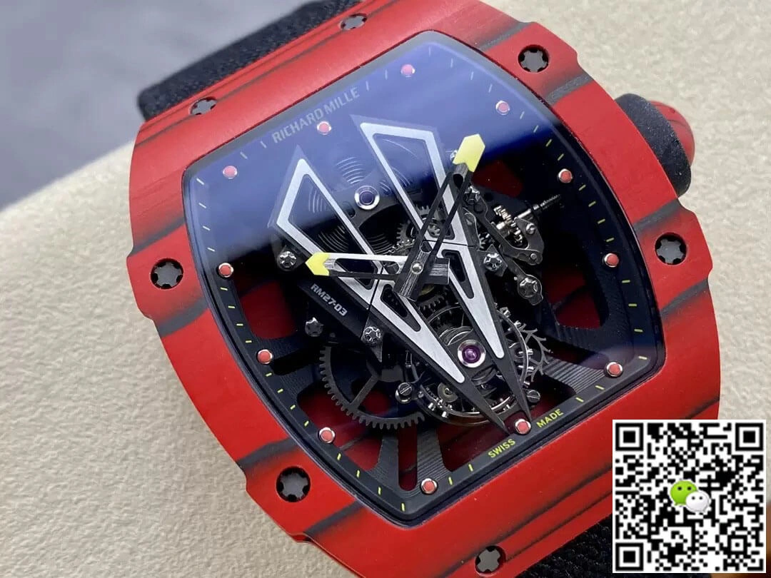 Richard Mille RM27-03 Tourbillon BBR Factory 1:1 Best Edition Replica Watch Carbon Fiber Case