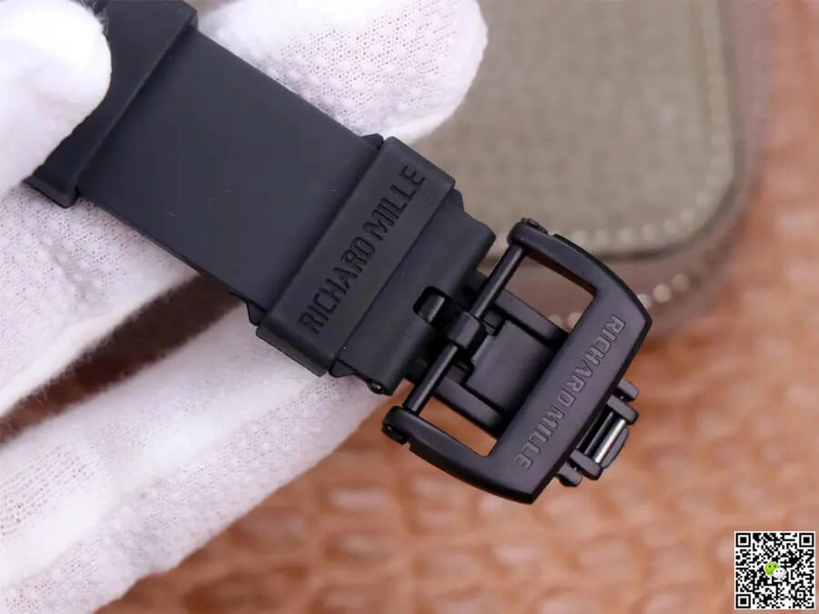 Richard Mille RM52-01 Tourbillon JB Factory 1:1 Best Edition Replica Watch Black Rubber Strap