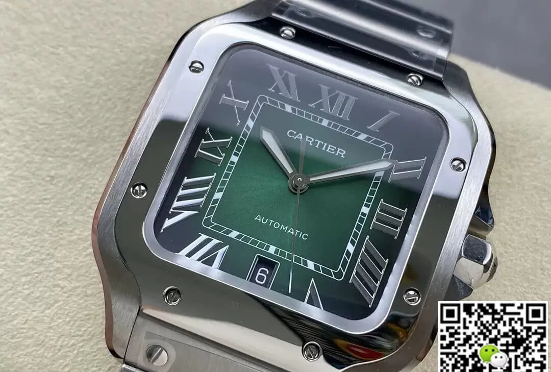 Cartier De Santos WSSA0062 BV Factory 1:1 Best Edition Replica Watch Stainless Steel Strap