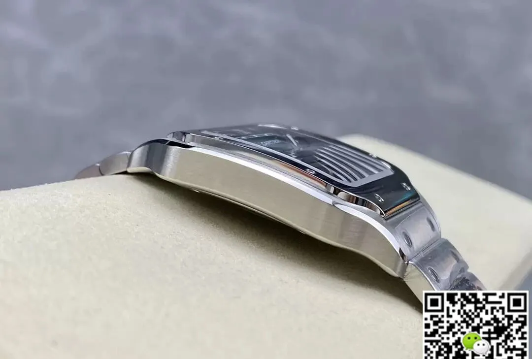 Cartier De Santos WSSA0062 BV Factory 1:1 Best Edition Replica Watch Stainless Steel Strap