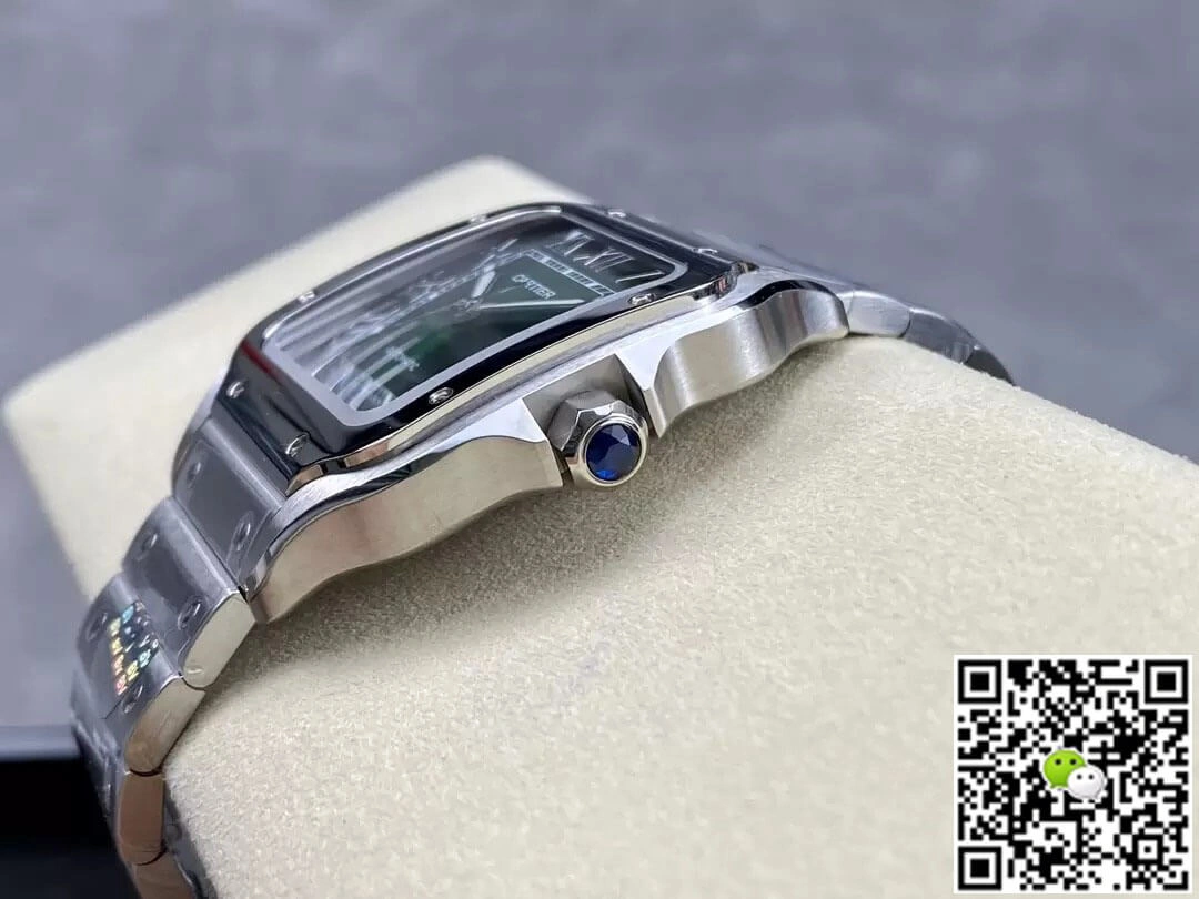 Cartier De Santos WSSA0062 BV Factory 1:1 Best Edition Replica Watch Stainless Steel Strap