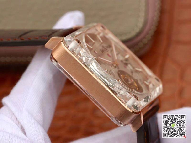 Bell & Ross BR-X2 Tourbillon 18K Rosegold Case Mechanical Watches 1:1 Best Edition Replica Watch Swiss ETA380 Tourbillon Movement