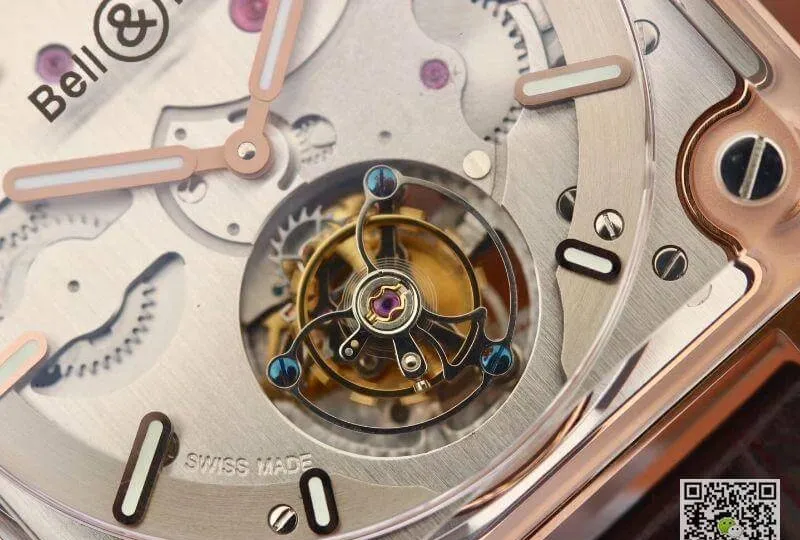 Bell & Ross BR-X2 Tourbillon 18K Rosegold Case Mechanical Watches 1:1 Best Edition Replica Watch Swiss ETA380 Tourbillon Movement