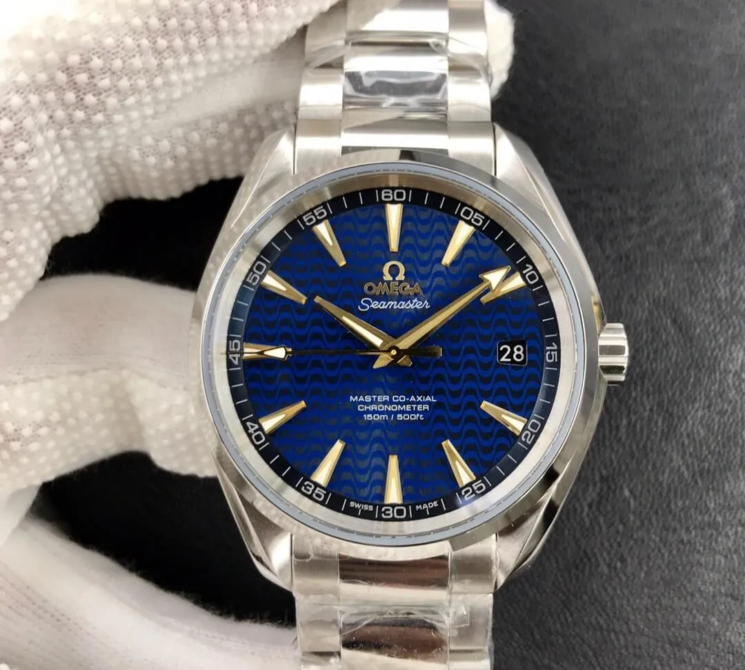 Omega Seamaster Aqua Terra 150M VS Factory 1:1 Best Edition Replica Watch Blue Dial