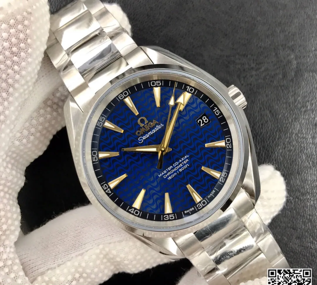 Omega Seamaster Aqua Terra 150M VS Factory 1:1 Best Edition Replica Watch Blue Dial