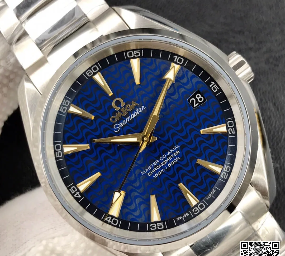 Omega Seamaster Aqua Terra 150M VS Factory 1:1 Best Edition Replica Watch Blue Dial