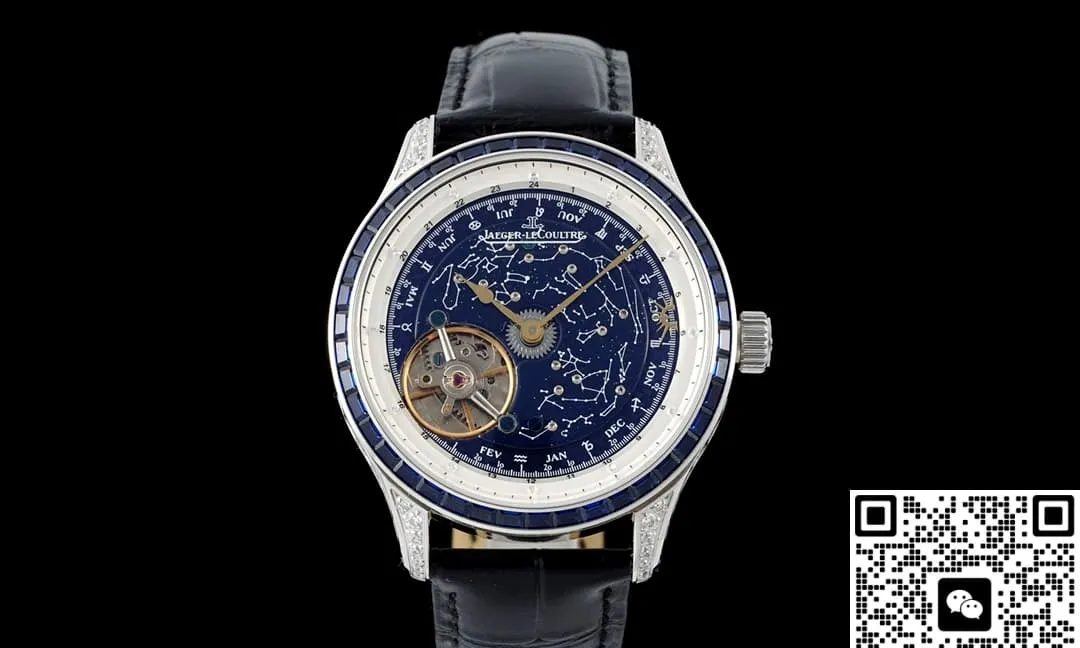 RMS Factory Jaeger LeCoultre Master Control Tourbillon Alligator 1:1 Best Edition Replica Watch