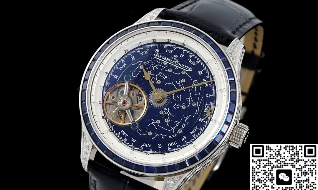 RMS Factory Jaeger LeCoultre Master Control Tourbillon Alligator 1:1 Best Edition Replica Watch