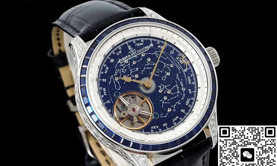 RMS Factory Jaeger LeCoultre Master Control Tourbillon Alligator 1:1 Best Edition Replica Watch